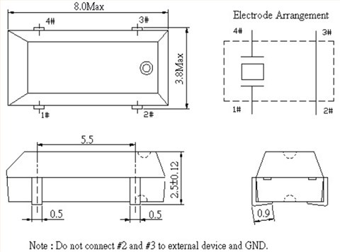 ZM200,ZM200‐12.5‐32.768,8038mm,FCD-Tech水晶振動子