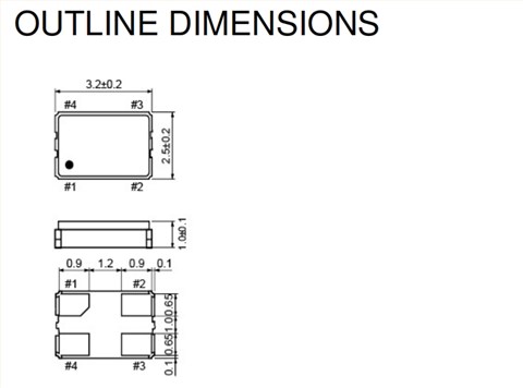 CMOS振蕩器,3225mm,SX3CG-18K10E-52MHz,FCD-Tech低相噪晶振,52MHZ
